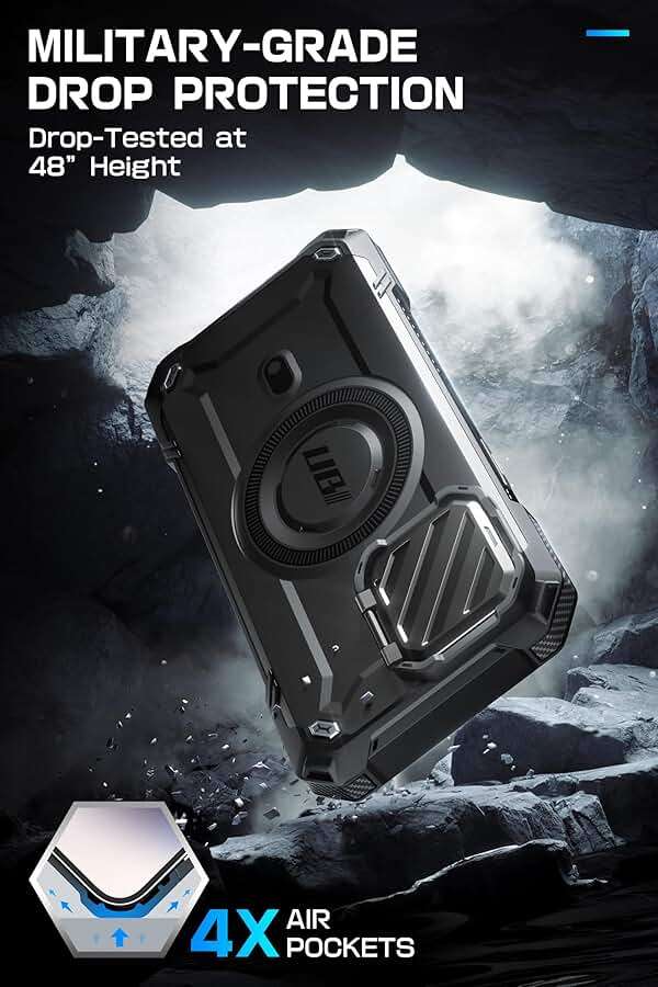 SUPCASE for iPhone 14 Pro Max Case with Camera Cover Stand (UB Mag XT) , [Compatible with MagSafe] [Built-in Belt-Clip] Heavy Duty Magnetic Phone Case for iPhone 13 Pro Max, Black - Image 7