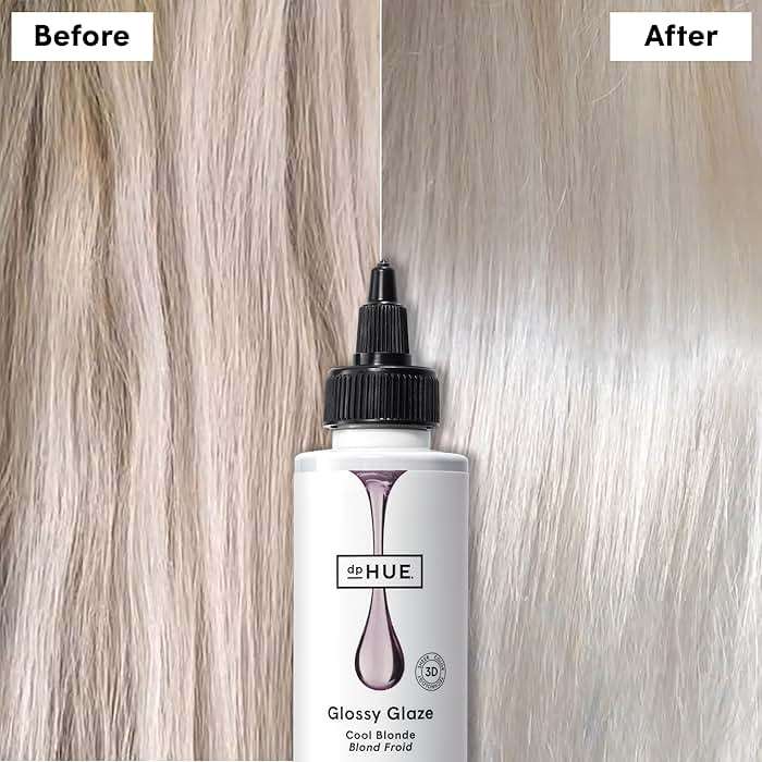 dpHUE Glossy Glaze, Cool Blonde - In-Shower Liquid Hair Gloss for Luminous Shine & Sheer Color - Paraben, SLS & SLES Sulfate Free - Leaping Bunny Certified - Image 3