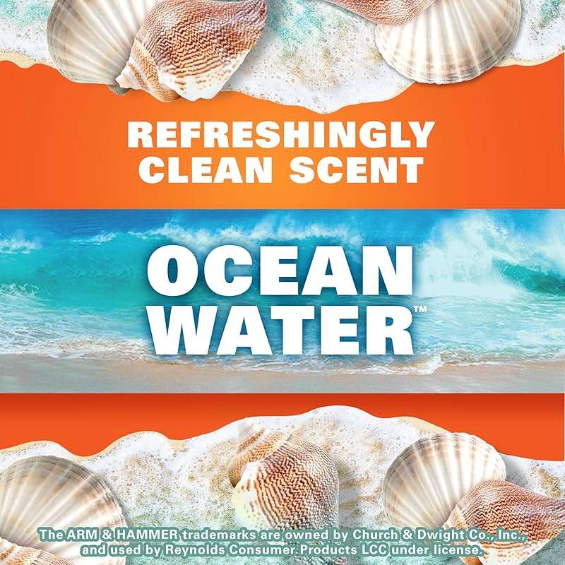 Hefty Small Trash Bags, Ocean Water Scent, 4 Gallon, 52 Count - Image 2