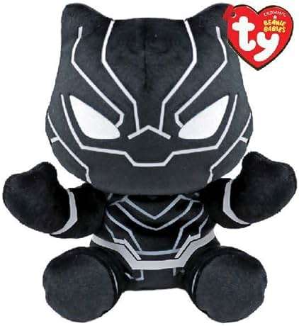 Ty Beanie Babies Black Panther (Soft Body) - 6" - Image 1