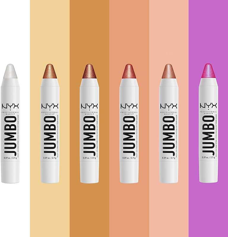 NYX PROFESSIONAL MAKEUP, Jumbo Multi-Use Face Highlighter Stick - Vanilla Ice Cream - Image 9