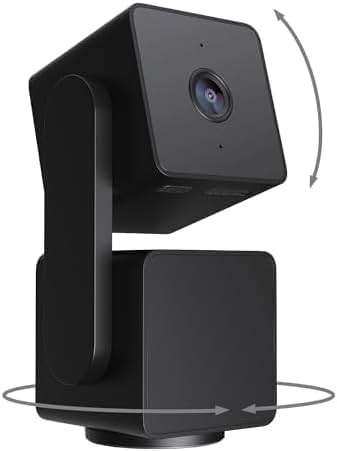 WYZE Cam Pan v3 Indoor/Outdoor IP65 1080P 360° Pan/Tilt/Zoom WiFi Smart Home Security Camera, Motion Tracking for Baby/Pet, Color Night Vision, Works with Alexa&Google Assistant, Free Expert Setup - Image 1