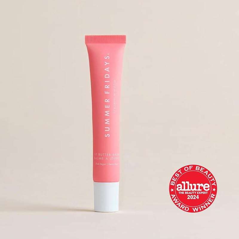 Summer Fridays Lip Butter Balm - Moisturizing Lip Gloss for Instant Shine + Sheer Color - With Nourishing Shea Butter - Everyday Makeup + Skin Care Summer Essentials - Vegan - Pink Sugar (.5 Oz) - Image 4