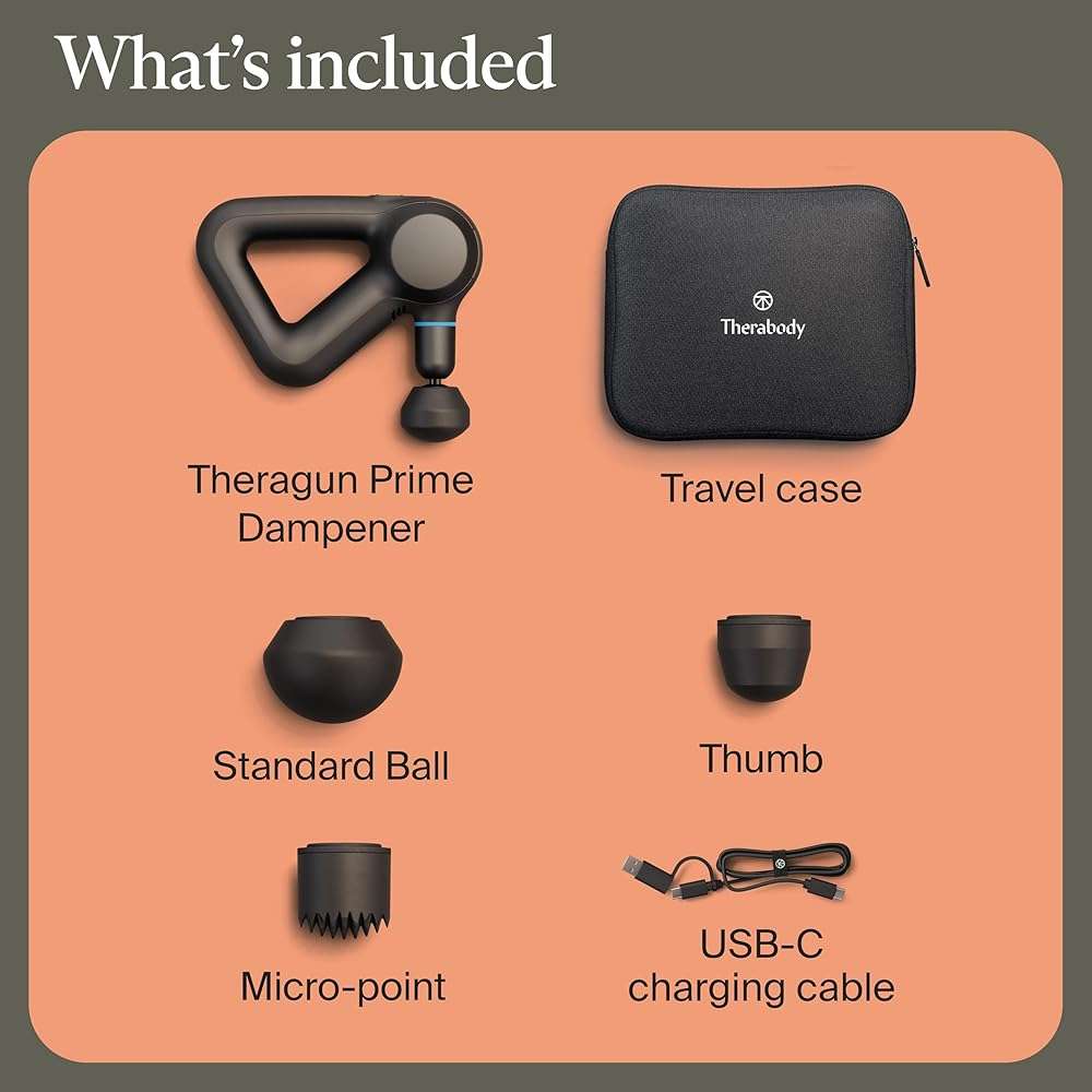 Theragun Prime 5th Gen by Therabody | Massage Gun for Deep Muscle Relief & Recovery | Easy-to-Use Percussive Massage for Back, Neck, Shoulders and Legs - Image 9