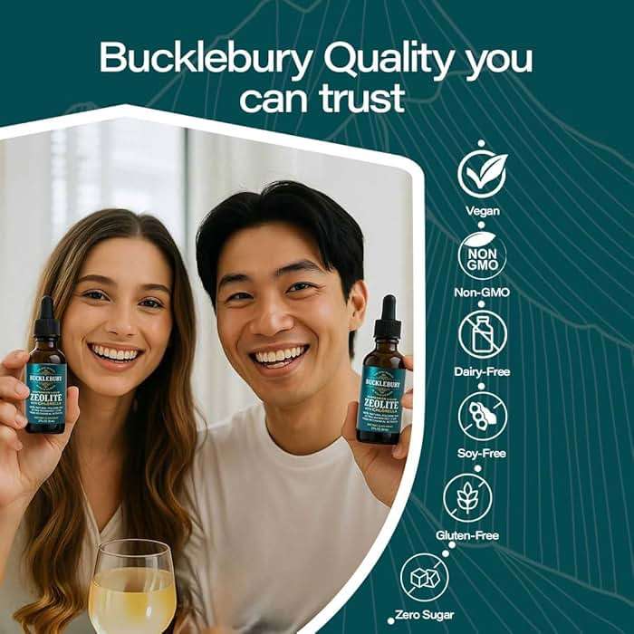 BUCKLEBURY Zeolite Liquid Suspension w/Chlorella - Detox Support, Immune System and Digestive Tract Health Support for Kids and Adults (60 Servings) - Image 7