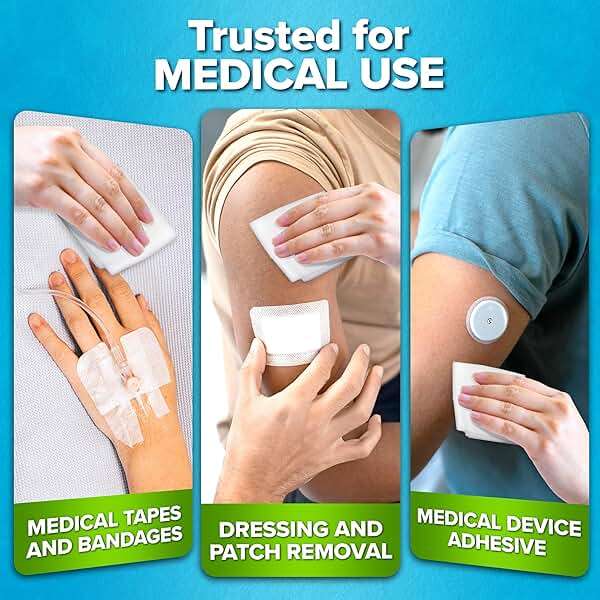 JJ CARE Adhesive Remover Wipes (Pack of 200) 2.2” x 2.56 Inches, Adhesive Remover for Skin, No Sting Medical Adhesive Remover, Ostomy Adhesive Remover for Sensitive Skin - Individually Packed - Image 7