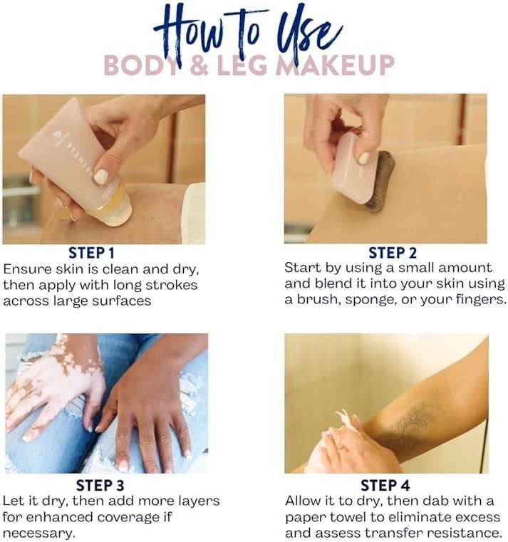 Best Bronze Bombshell Body Makeup - Tattoo Cover Up Makeup & Body Foundation Waterproof - Tattoo Concealer Waterproof for Scars, Varicose Veins Cover Up & Leg Foundation (N7 Light Natural) - Image 9