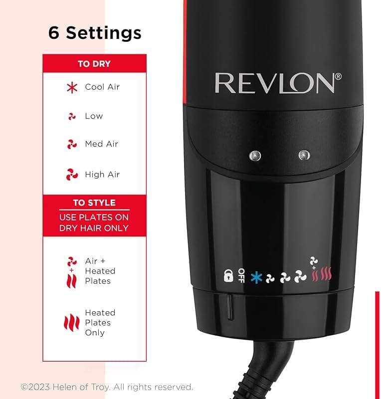 Revlon One-Step Air Straight | 2-in-1 Dryer & Flat Iron | Straightening Dryer - Image 4