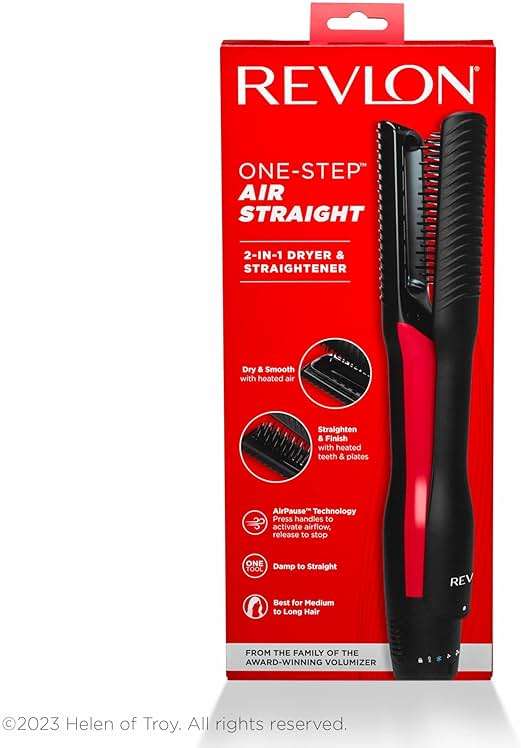 Revlon One-Step Air Straight | 2-in-1 Dryer & Flat Iron | Straightening Dryer - Image 6