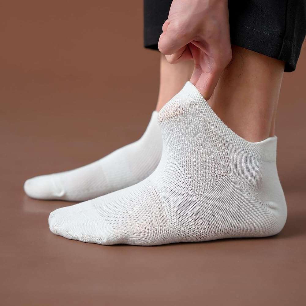 ACCFOD Womens Ankle Socks Athletic Running Low Cut Socks With Tab 6 Pairs - Image 5
