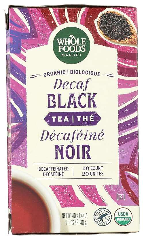 Whole Foods Market, Tea Black Decaf Organic, 20 Count - Image 2