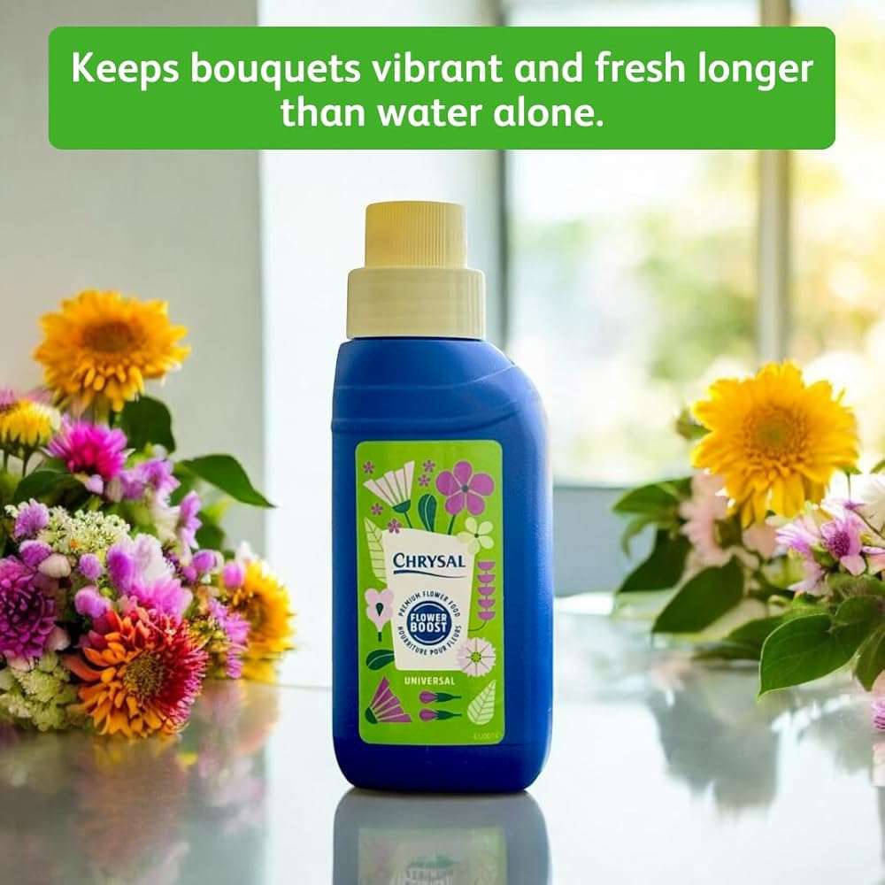 Chrysal Cut Flower Universal Food (10 ml/L Bottle) — Increase the Flower Boost with Floral Supplies for Fresh Flowers — Flower Arrangements Supplies — Ideal Florist Supplies — Flower Food - Image 3