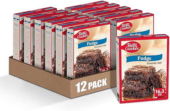 Betty Crocker Favorites Fudge Brownie Mix, 16.3 oz (Pack of 12) - Image 1
