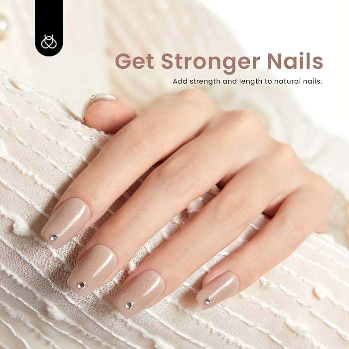 Beetles Builder Gel Set,12 Colors 7 in 1 Nail Thickening Strengthening Building Instant Apex for Beginner DIY Salon,Pink Nude Gel Builder Nail Art Design Gifts for Women,UV & LED Lamp Needed - Image 6