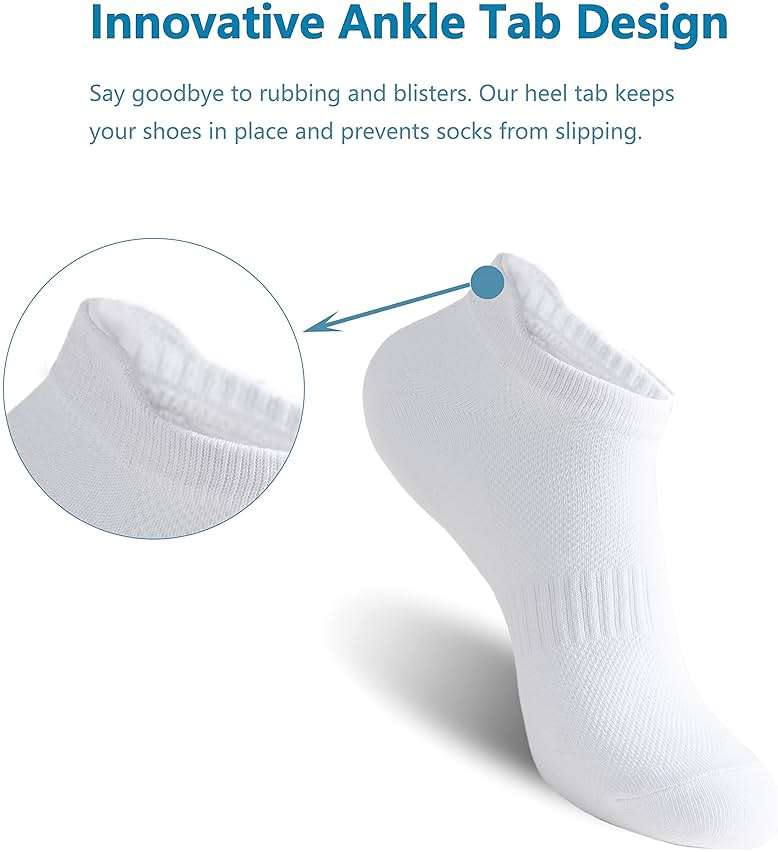 Irisbear Women's Ankle Socks - 6 Pairs Low Cut Tab & No Show Athletics Sports Running - Image 3