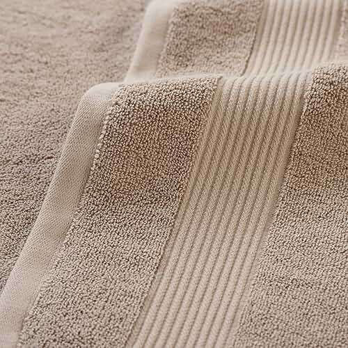 Arkwright Bath Washcloths 12 Pack - Super Soft 100% Cotton, 600 GSM Quick Dry & Absorbent, Luxury Face & Body Wash Cloth Towels for Hotels, Spa, and Vacation Rentals, Latte Beige - Image 3