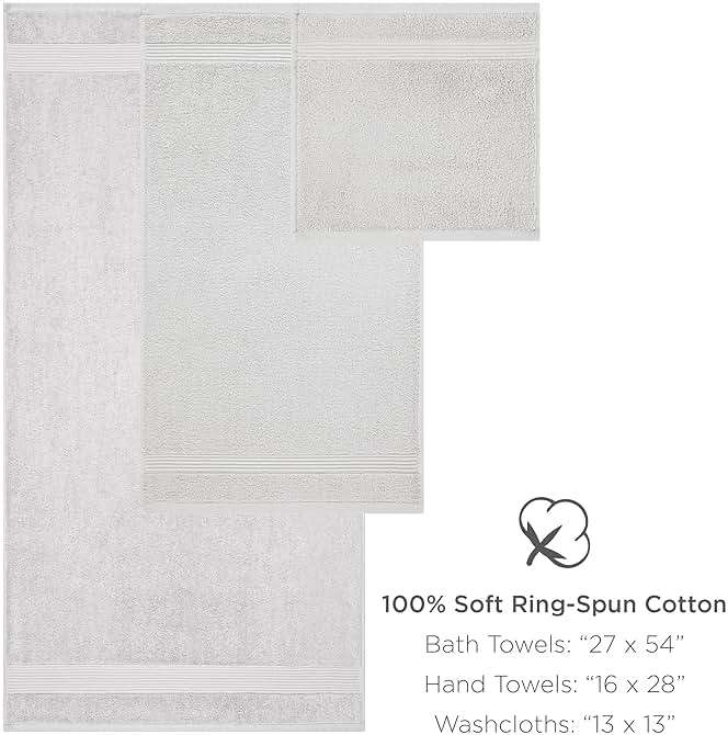 Arkwright Bath Washcloths 12 Pack - Super Soft 100% Cotton, 600 GSM Quick Dry & Absorbent, Luxury Face & Body Wash Cloth Towels for Hotels, Spa, and Vacation Rentals, Latte Beige - Image 6