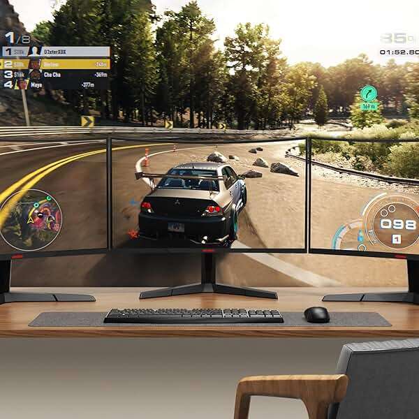 KOORUI 24 inch Curved Gaming Monitor 180Hz FHD 1080P Computer Monitor, 1ms 1500R Display, Adaptive Sync, FreeSync Premium, HDMI 2.0X2 & DP 1.2, VESA, Tilt, 24E6CA - Image 9