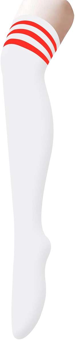 UTTPLL Womens Thigh High Socks Striped Stockings Fashion Colored Long Over Knee High Socks for Halloween, Party, Daily Wear - Image 1