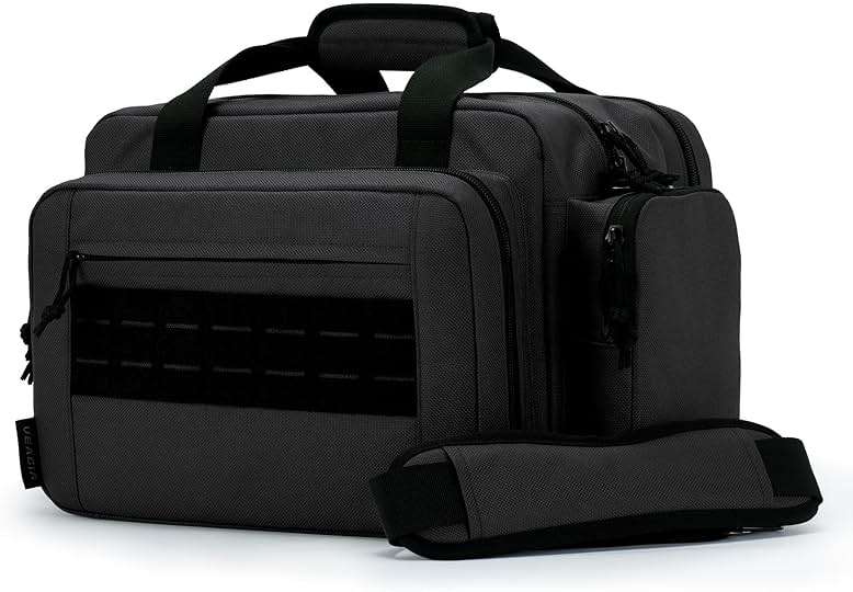 VEAGIA Range Bag,Pistol Case,Gun Range Bags For Handguns And Ammo Pouch 2 Pistols Soft Carrying Shooting Bag - Image 7