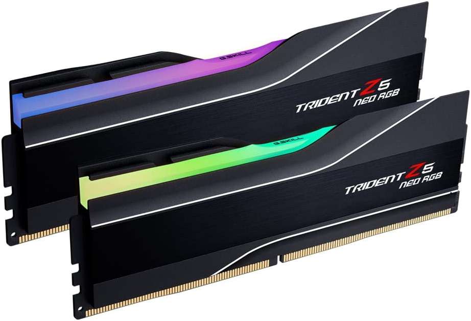 G.SKILL Trident Z5 Neo RGB Series DDR5 RAM (AMD Expo & Intel XMP 3.0) 32GB (2x16GB) 6000MT/s CL30-38-38-96 1.35V Desktop Computer Memory U-DIMM - Matte Black (F5-6000J3038F16GX2-TZ5NR) - Image 3