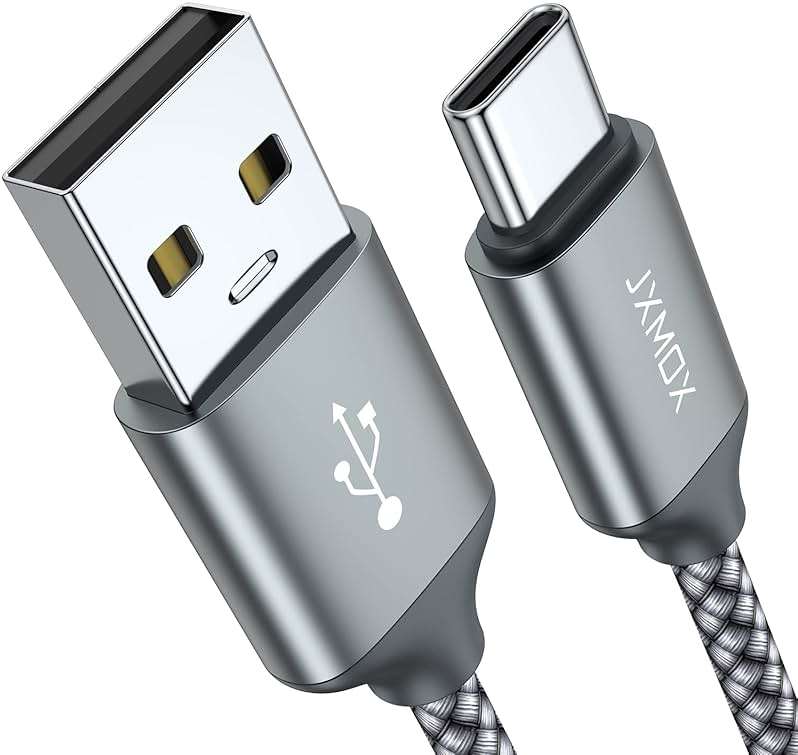 JXMOX USB C Cable,USB A to Type C 3A Fast Charging (10ft 2-Pack) Long Charger Cord for iPhone 15 16 17 Pro Max,Samsung Galaxy S25 S24 S23 S22 S21 Ultra,Note 9 10+,A11 A20 A50 A51 A60 A71,Moto Z2 Z3 - Image 1