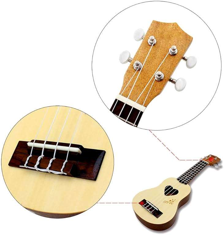 TUOREN 10Pack Nylon Ukulele Strings Replacement Part Accessory for Soprano (21 Inch) Concert (23 Inch) Tenor (26 Inch) Ukulele .024-.028 Gauge - Image 5