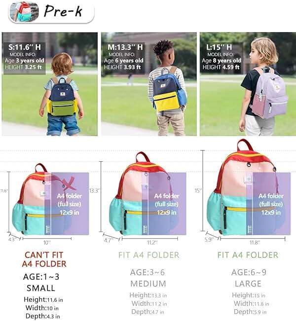 atgark Preschool Toddler Backpack For Boys Girls, School Mini & Travel, Small Kids Child Backpacks, Kindergarten Elementary bag, 11.6" H - Image 2