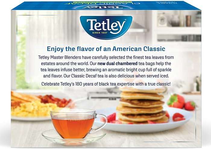 Tetley, Decaffeinated Classic Black Tea Bags, 72 Count - Image 5