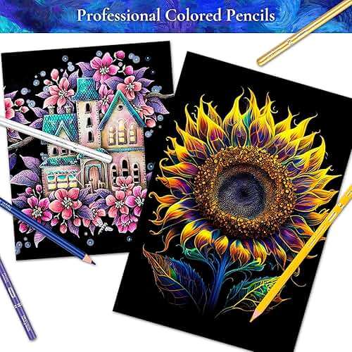 iBayam 72 Count Colored Pencils for Adult Coloring Books, Soft Core, Ideal for Drawing Blending Shading, Art Supplies, Color Pencils Set Gift for Coloring, Sketching, Painting - Image 6