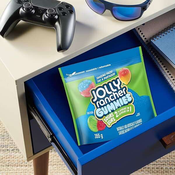 Jolly Rancher Misfits Assorted Sours Gummies, 355g/12.4 oz, Sharing Bag, Imported from Canada) - Image 5