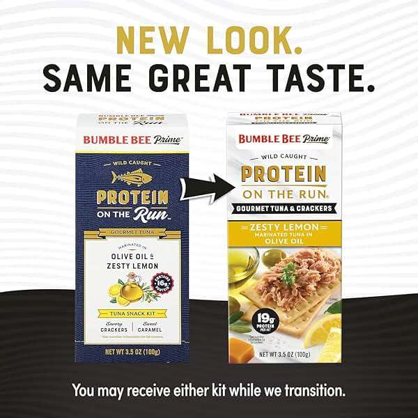 Bumble Bee Prime Protein on the Run Tuna Snack Kit - Gourmet Tuna Marinated in Olive Oil & Zesty Lemon with Crackers and Serving Utensil - 19g of Protein Per Serving, Easy Open Can - Image 5