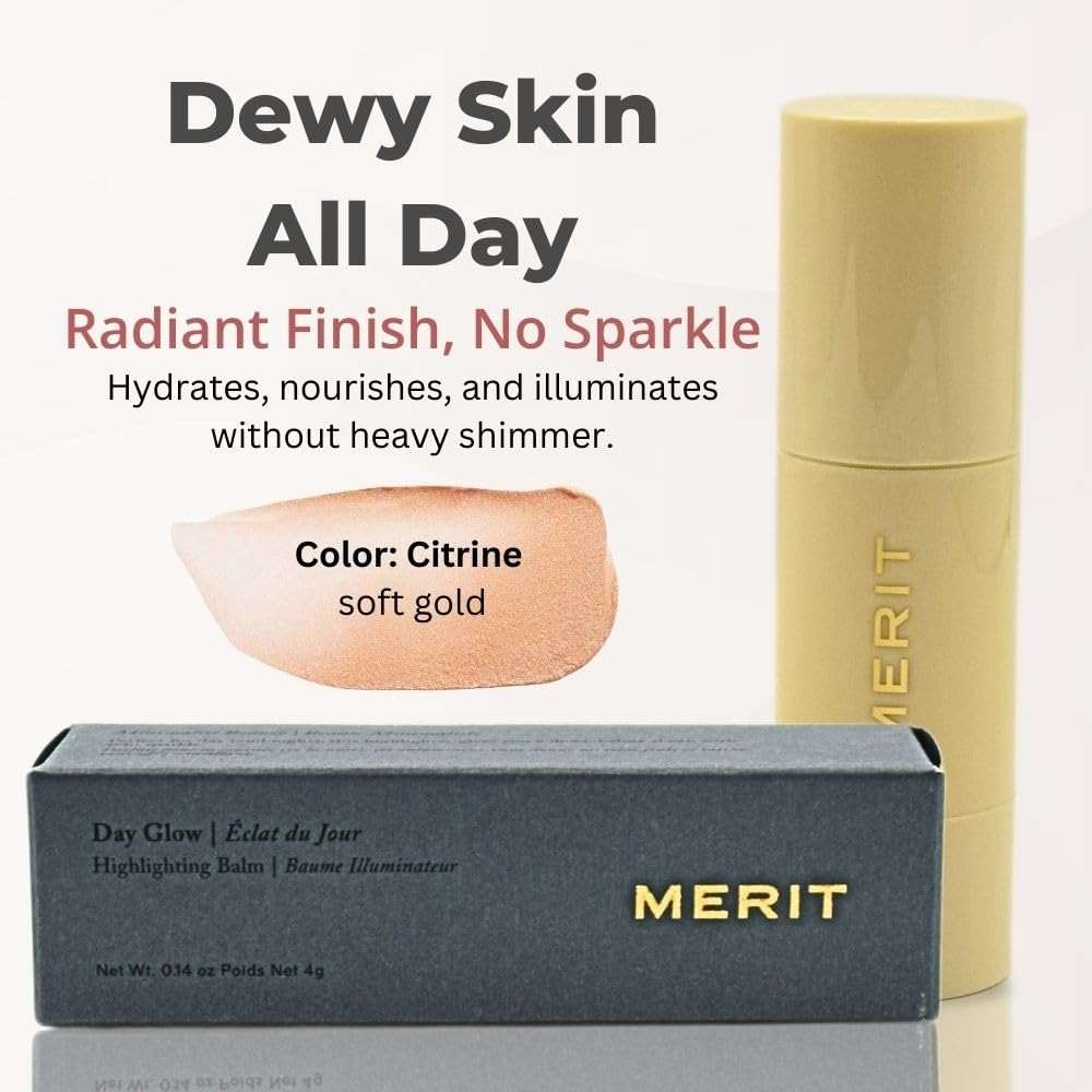 MERIT Day Glow Dewy Highlighting Balm Citrine - Image 4