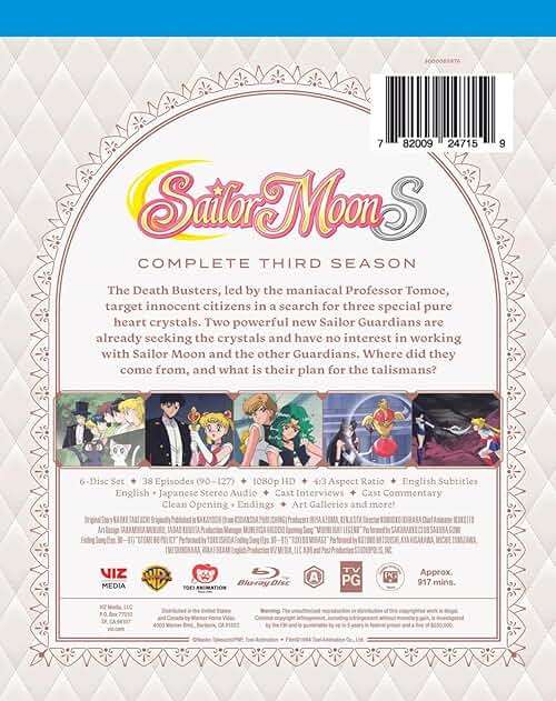 Sailor Moon S: The Complete Third Season (BD) [Blu-ray] - Image 3