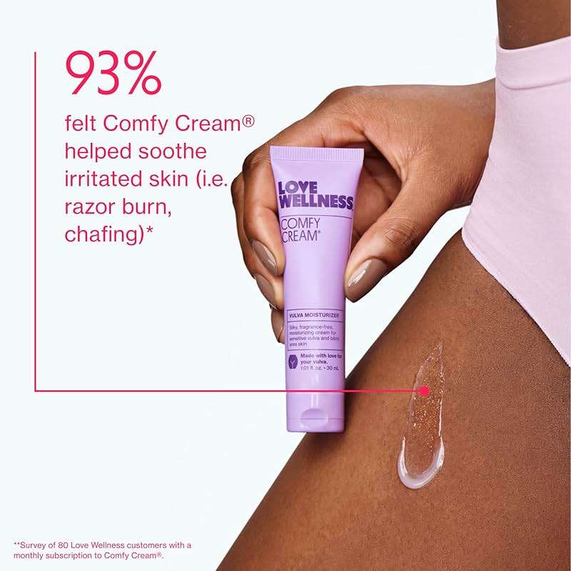 Love Wellness Comfy Cream Vulva & Vaginal Moisturizer - 1.01 oz - Image 7