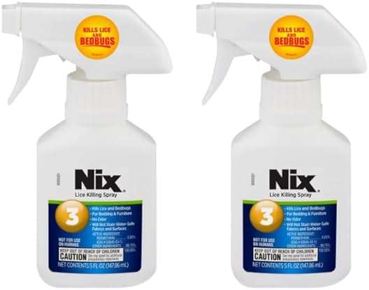 Nix Lice & Bed Bug Killing Spray for Home, Bedding & Furniture, 5 fl oz (Pack of 2) - Image 1