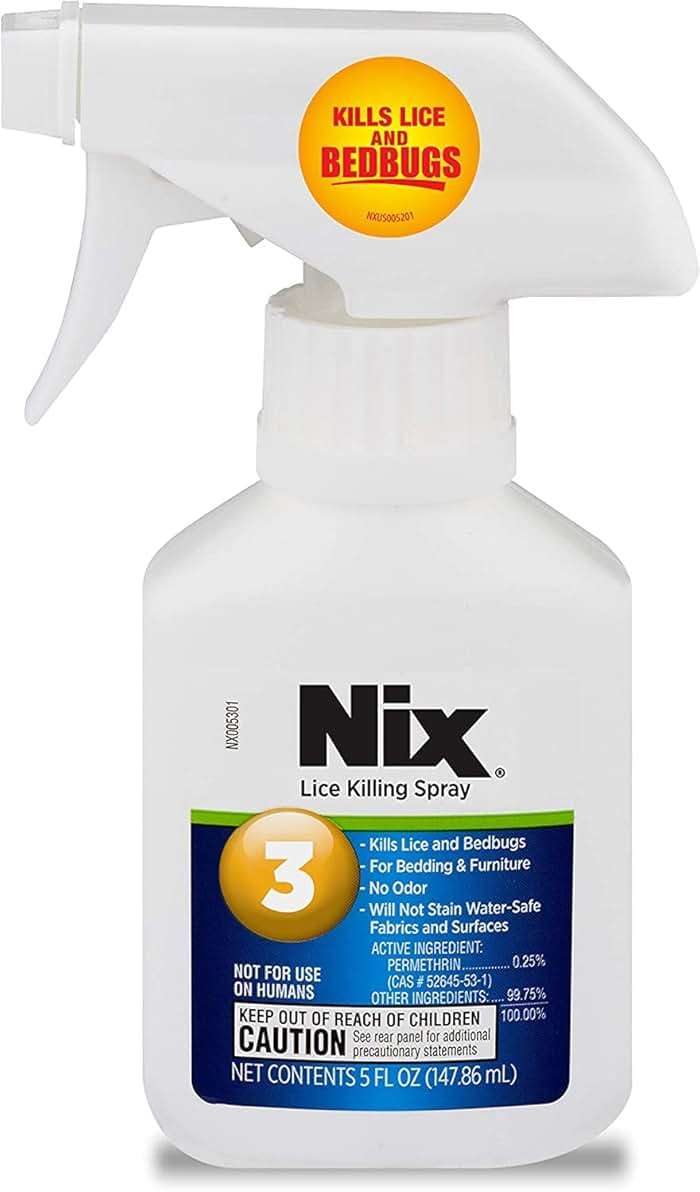 Nix Lice & Bed Bug Killing Spray for Home, Bedding & Furniture, 5 fl oz (Pack of 2) - Image 2