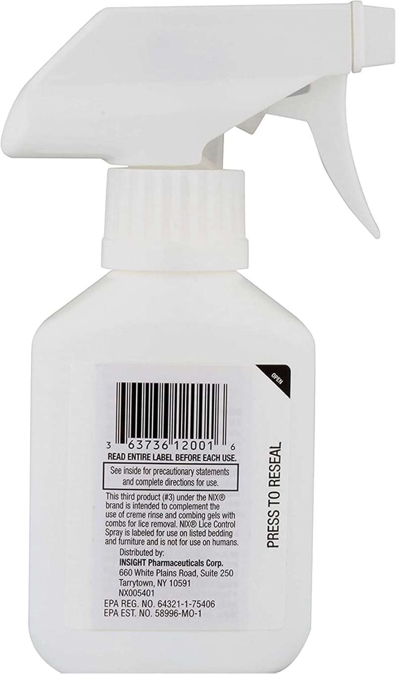 Nix Lice & Bed Bug Killing Spray for Home, Bedding & Furniture, 5 fl oz (Pack of 2) - Image 3