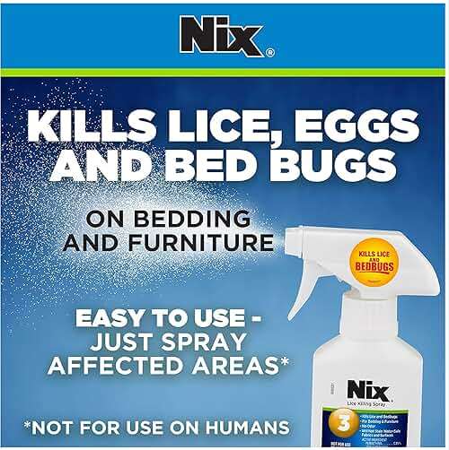 Nix Lice & Bed Bug Killing Spray for Home, Bedding & Furniture, 5 fl oz (Pack of 2) - Image 4
