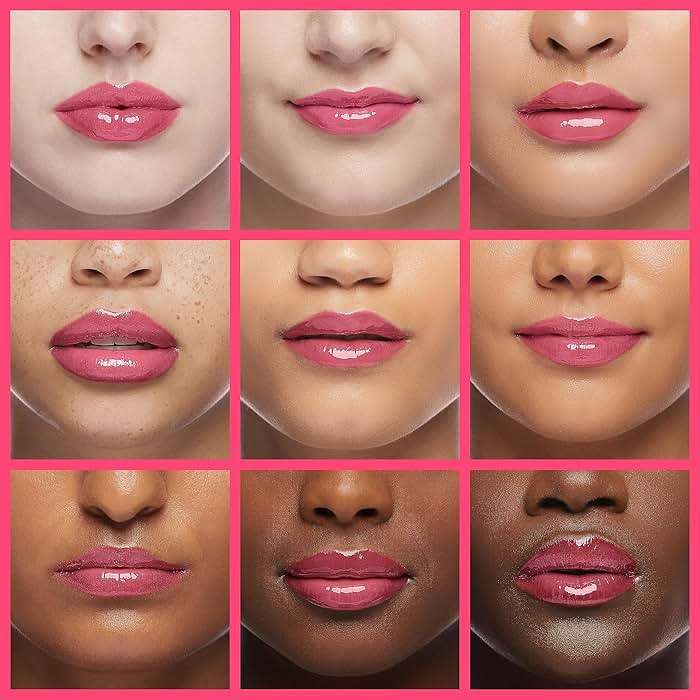Fovcos Hydrating Lip Oil - Moisturizing, Plumping Lip Gloss Balm With Cherry Tint - Image 4