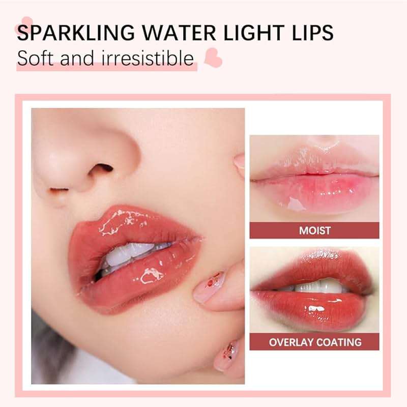 Fovcos Hydrating Lip Oil - Moisturizing, Plumping Lip Gloss Balm With Cherry Tint - Image 6