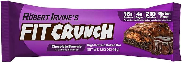 FITCRUNCH Snack Size Protein Bars, 6-Layer Baked Bar, 3g of Sugar, Gluten Free & Soft Cake Core (9 Count, Flavor Lovers) - Image 3