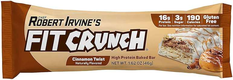 FITCRUNCH Snack Size Protein Bars, 6-Layer Baked Bar, 3g of Sugar, Gluten Free & Soft Cake Core (9 Count, Flavor Lovers) - Image 4