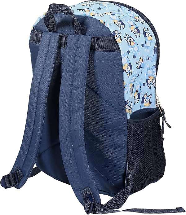 AI ACCESSORY INNOVATIONS Bluey 4 Piece Backpack Set for Pre School Girls & Boys, Kids 16" School Bag - Image 4
