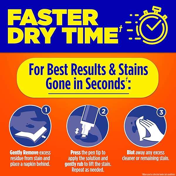 Tide Stain Remover for Clothes, Tide To Go Pen, Instant Stain Remover Pen & Spot Cleaner, Portable & Travel-Friendly, Works on Food & Drink Stains, Fits in Purses & Bags, 3 Count (Pack of 1) - Image 3