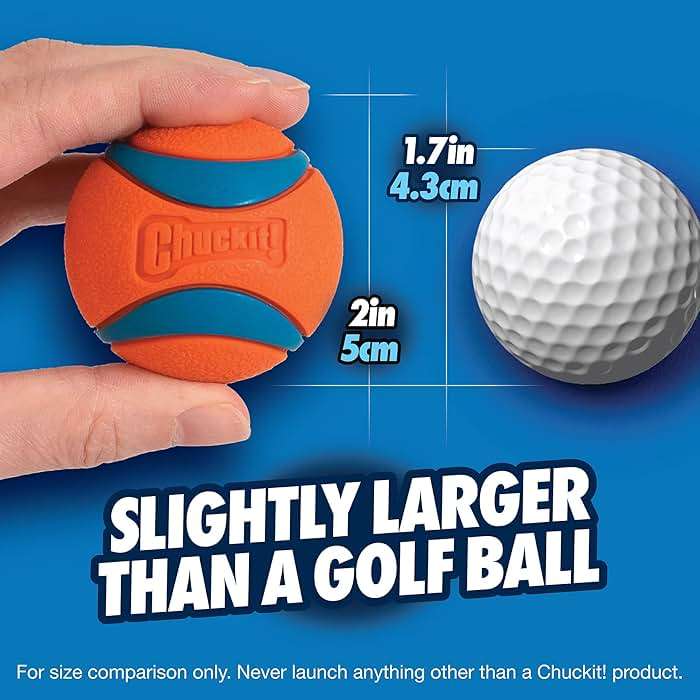 Chuckit! Ultra Ball Dog Toy (Small) and ChuckIt! Sport 14S Dog Ball Launcher - Image 3
