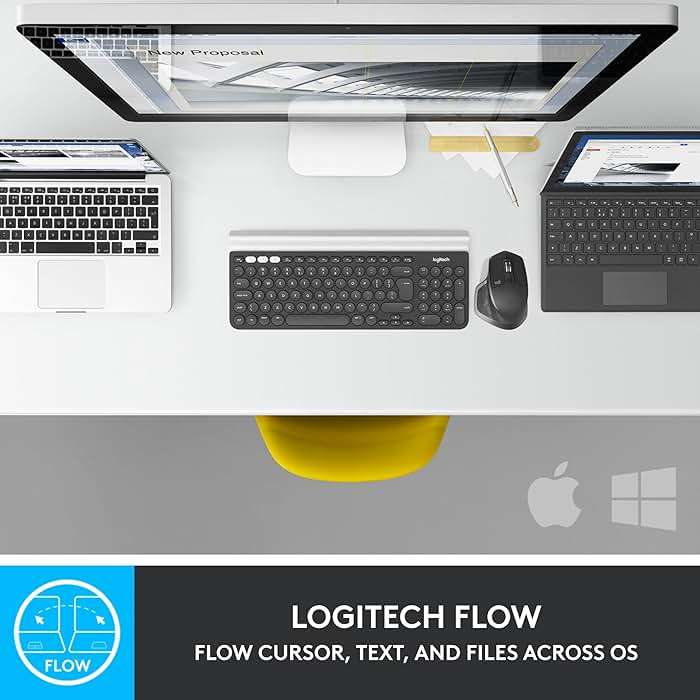Logitech MX Master 2S Bluetooth Edition Wireless Mouse, Multi-Surface, Hyper-Fast Scrolling, Ergonomic, Rechargeable, Connects Up to 3 Mac/PC Computers - Graphite - Image 2