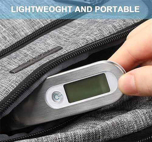 Luggage Scale, 50kg Hand Hanging Portable Travel Scale with Hook Electronic Baggage Weight Measuring Digital Weighing - Image 5