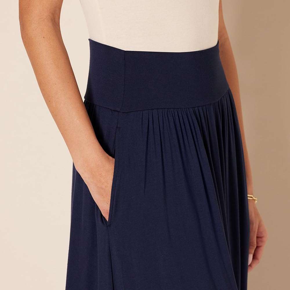 Amazon Essentials Women's Jersey Pull On Midi Length Skirt - Image 3