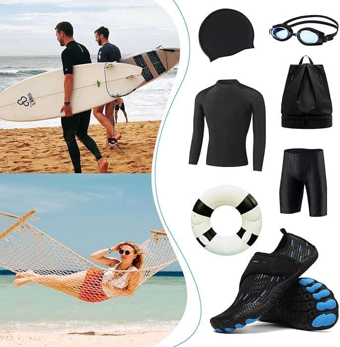 Water Shoes Mens Womens Quick-Dry Barefoot Swim Beach Pool Shoes Aqua Yoga Socks for Hiking Walking Diving Surf Outdoor Water Sports - Image 6